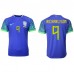 Brazilië Richarlison #9 Voetbalkleding Uitshirt WK 2022 Korte Mouwen